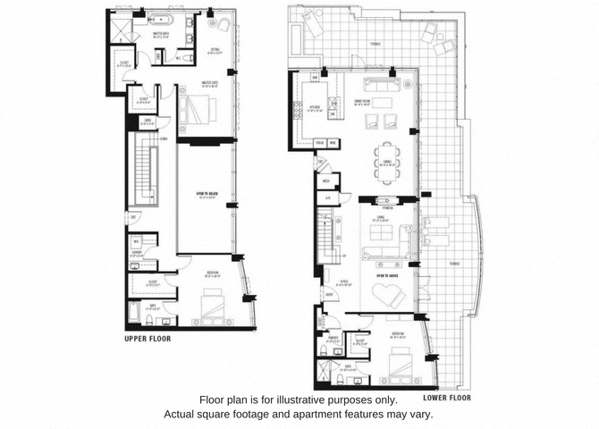 Floor plan for 3 beds, 3.5 baths, 3480 sqft